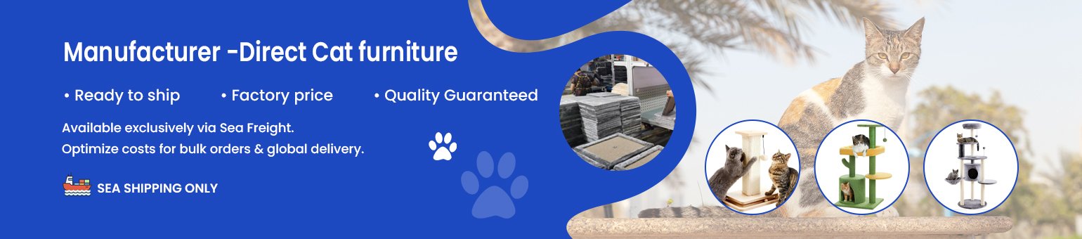 Wholesale cat trees direct from China factory – durable and modern designs