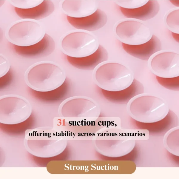 10002 Close-up of textured sunflower silicone lick mat surface for slow feeding