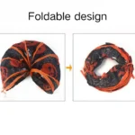 10003 Interactive foldable cat tunnel showing multiple entry points for play and exercise