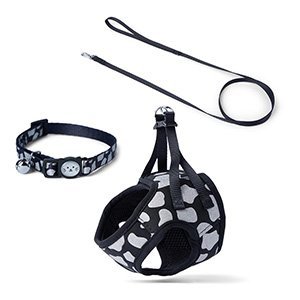 DOG Collar harnesses and leashes – adjustable sets for safe outdoor walks