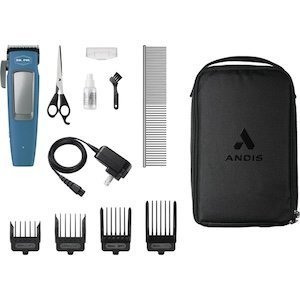 Dog grooming supplies – brushes, clippers, and cleaning tools