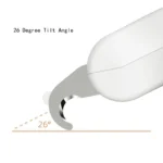 Close-up view of stainless-steel teeth grooming rake for deshedding cats and dogs