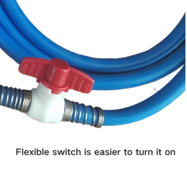 10001 Close-up of soft silicone bristles and water outlet on grooming glove – safe for sensitive pet skin