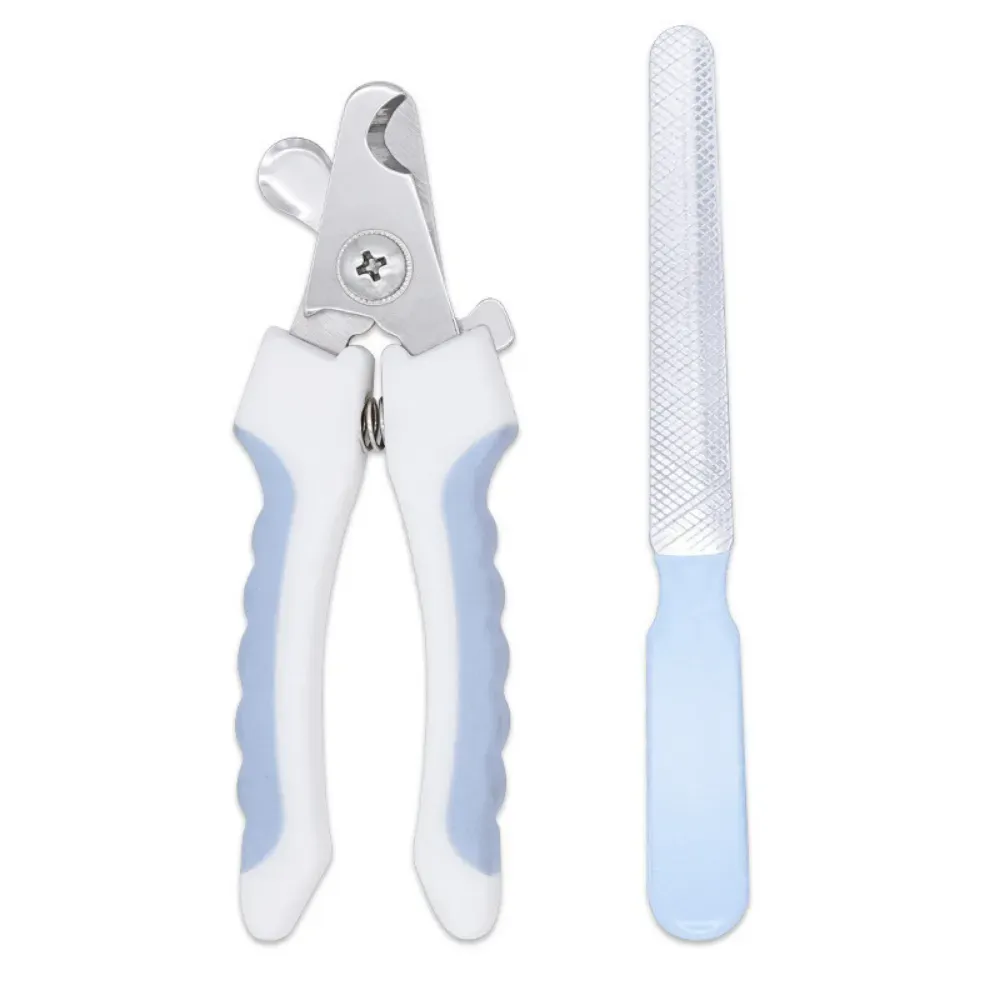 Pet nail clippers with large file and ergonomic handle – wholesale grooming tool for dogs and cats