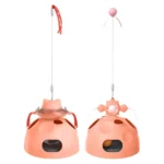 Pink Interactive Cat Ball Track Toy with Teaser Wand – Wholesale Pet Store Supply