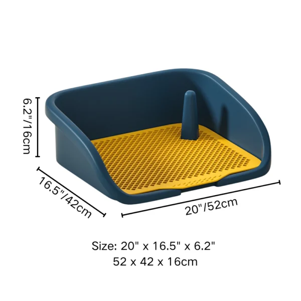 10001 Indoor Dog Potty Tray Measurements and Dimensions