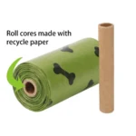 Close-up view of durable dog poop bag dispenser with biodegradable pet trash bags