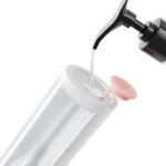 Silicone bristles removing loose fur and dirt during pet bath