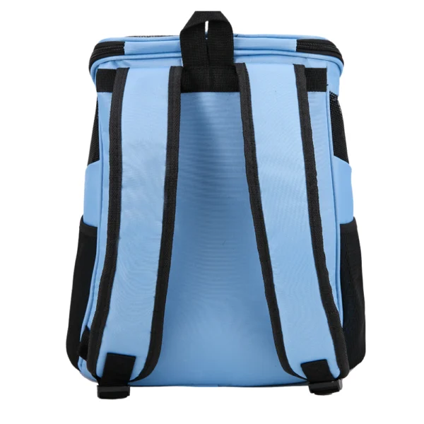 10002 Ventilation design of pet carrier backpack showing airflow and comfort for dogs and cats