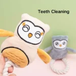 Durable chew toy promoting dental health for dogs