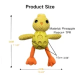 Grid PU chicken squeaky dog chew toy dimensions for wholesale buyers