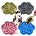 Anti-Choking Silicone Pet Slow Feeder Bowl – Durable Non-Slip Design for Dogs and Cats