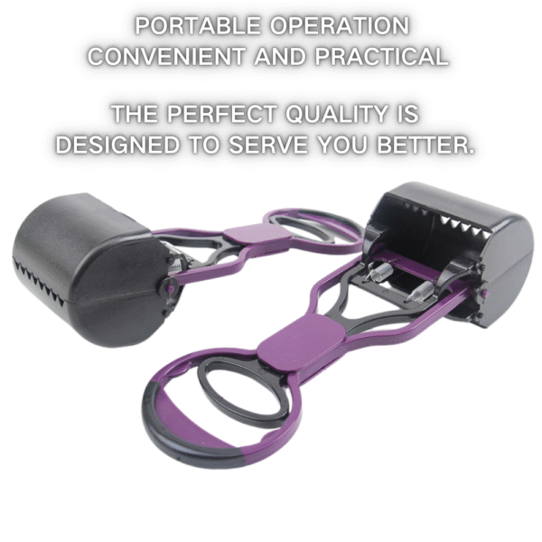 10002 Dog Poop Scooper with Bone-Shaped Dispenser