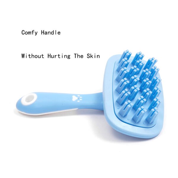 10002 Dog bath brush removing loose fur and massaging pet’s skin