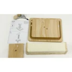 10002 Breakdown of Play Cat Ball Tower components: sisal posts, plush platforms, play ball, and base