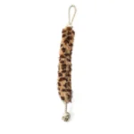 Brown plush crinkle rope chew toy for dogs – wholesale bulk pet toys