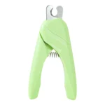 10003 Green stainless steel pet nail clipper with ergonomic grip
