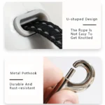 10003 Retractable leash locking button for easy control