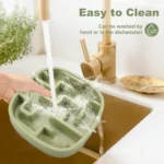 10003 Easy clean slow feeder bowl with non-slip bottom
