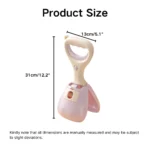 10004 Size dimensions of portable dog poop scooper with bag holder for bulk pet supplies