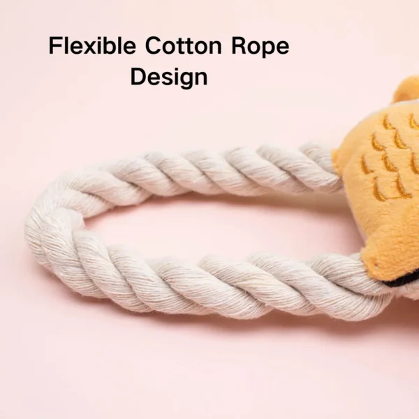 10004 lose-up of PU chicken dog chew toy grid texture