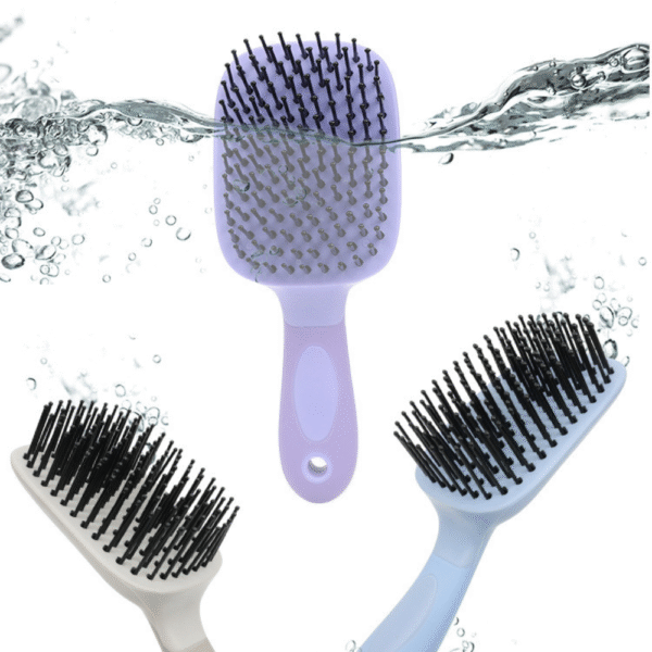 10004 Horse being groomed using multi-function grooming brush in stable setting