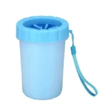 Portable Dog paw cleaner blue M Portable Dog paw cleaner blue M
