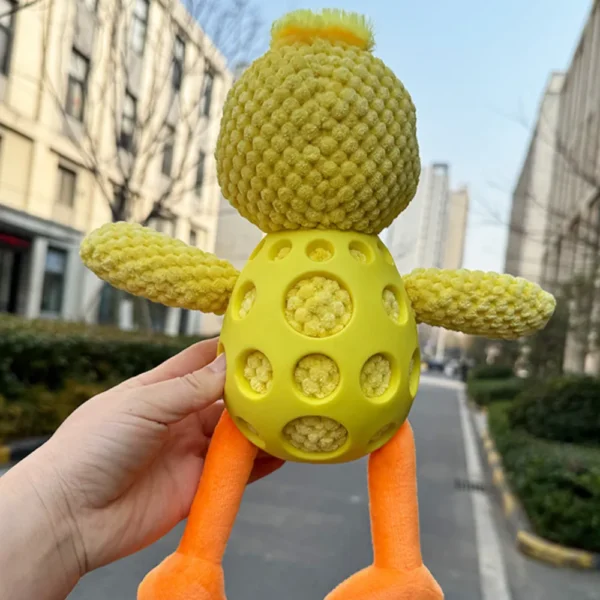 10004 Durable PU surface of chicken squeaky dog toy