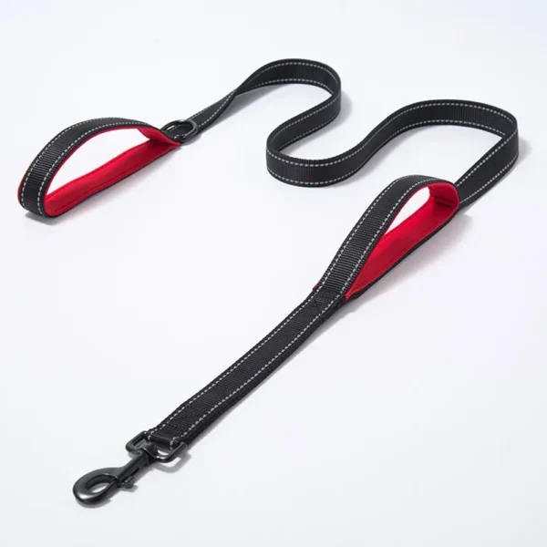 10004 Reflective dog leash in red color, factory direct wholesale