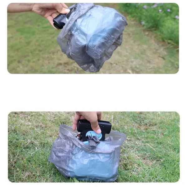 10005 One-hand operation poop scooper with spring-loaded design for easy waste pickup