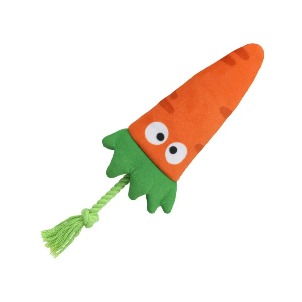 Durable Cotton Rope Dog Toy with Crinkle Paper and Squeaker – Wholesale Pet Supply