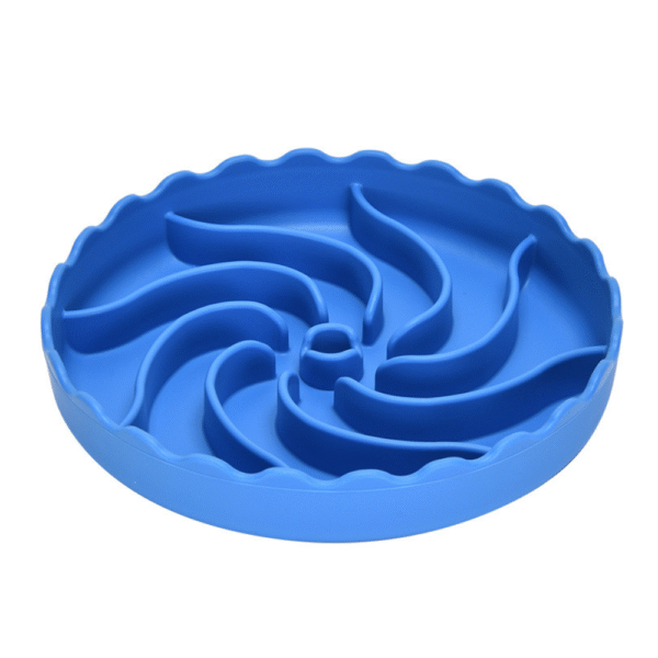 10005 ood-grade silicone dog slow-eating bowl with anti-choking design and suction base for stable feeding – wholesale pet feeder
