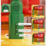 10005 Demonstration of adjustable height feature for pet feeding bowl