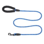 10006 Blue nylon dog leash wholesale bulk supply