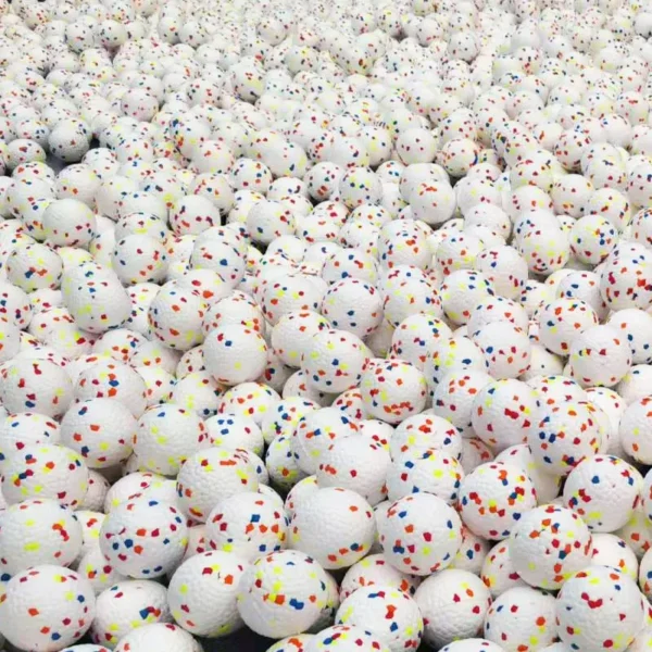 10006 Dog playing fetch with durable ETPU ball toy, ideal for interactive play indoors and outdoors