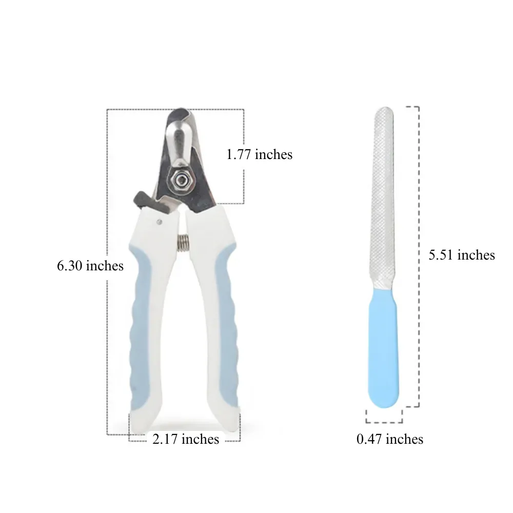 Dimensions of pet nail clippers – detailed size for professional dog and cat grooming use