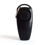 10006 2-in-1 dog training whistle and clicker in black, durable wholesale pet tool