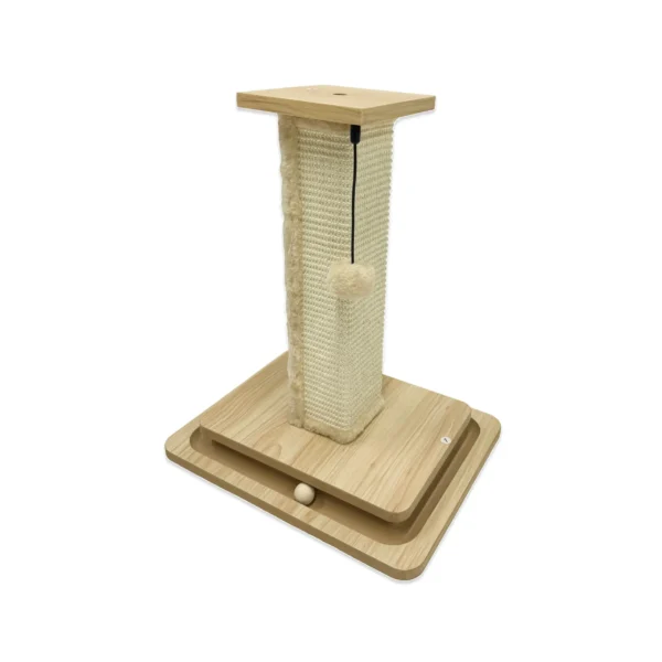 10006 Cat climbing multi-level platforms of Play Cat Ball Tower