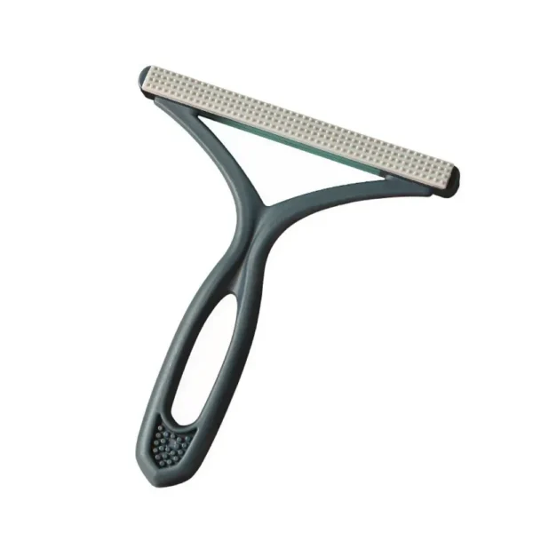 10006 Double-sided pet hair remover brush in dark blue color option