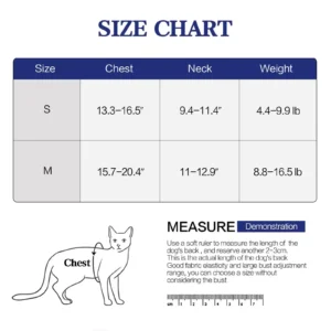 Cat Collar&Leash size chart Cat Collar&Leash size chart