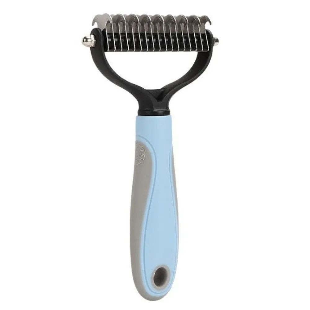 Wholesale pet grooming and shedding brush for cats and dogs, durable detangling comb for hair removal