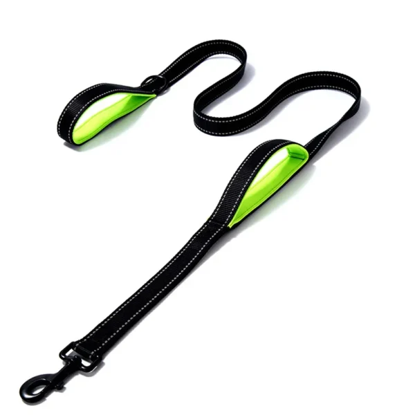 10007 Reflective dog leash in green color, small MOQ wholesale pet product