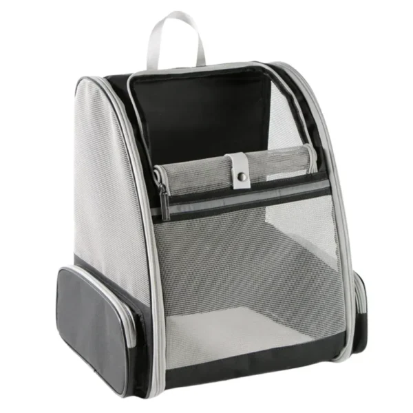 10007 Transparent pet backpack with large capacity for cats and dogs – wholesale travel carrier