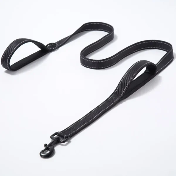 71 inch reflective dog leash double-layer design for medium and large dogs, wholesale pet supplies factory direct