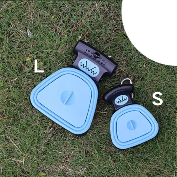 10008 Blue portable pet poop scooper for outdoor pet waste management