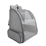 10008 Grey transparent cat dog travel carrier backpack