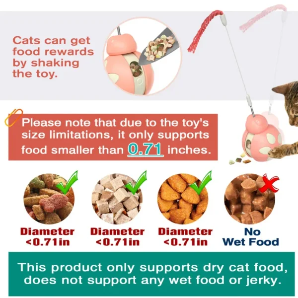 Interactive Cat Teasing Stick Interactive Cat Teasing Stick