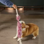 10009 Wholesale dog chew rope toy – tugging, teething, and crinkle play functions for dogs