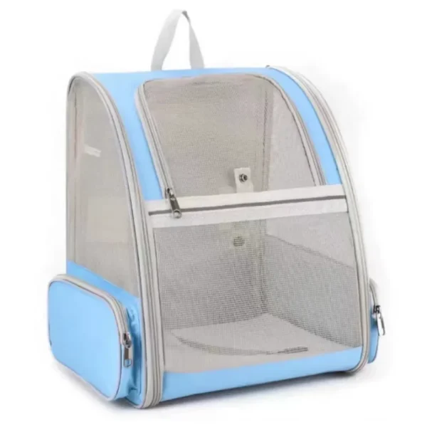 10010 Blue transparent pet backpack for outdoor travel