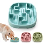 Square Slow Feeder Pet Bowl Anti-Slip Design Wholesale